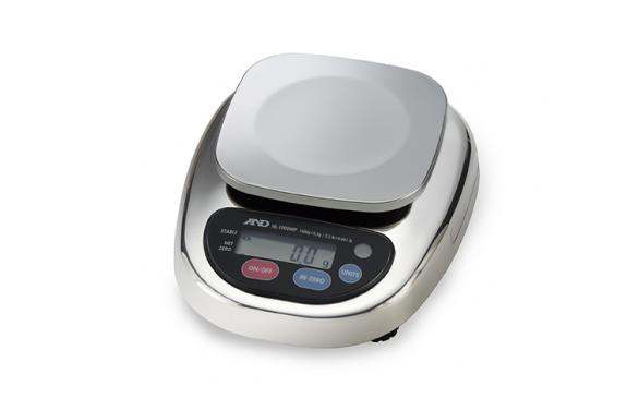 AND Weighing HL-3000WPF Compact Washdown Scale with Small Pan, NTEP, 3000 g x 1 g