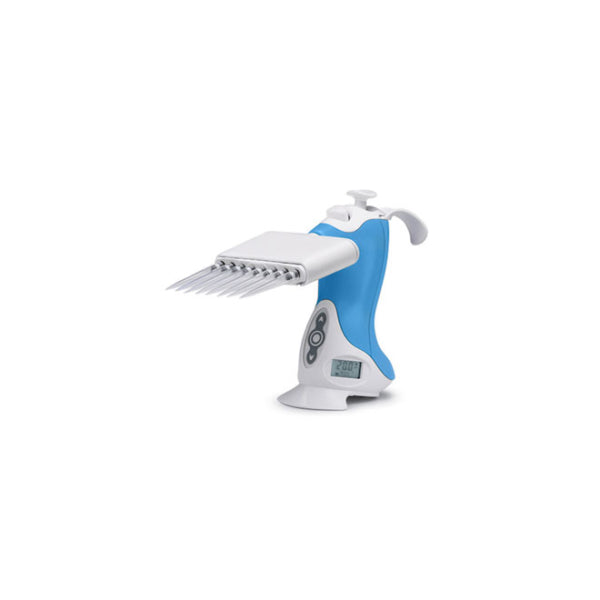 VistaLab 1160-0250LF-300 5-250µL Pipette, Ovation, Electronic Multichannel (E8), Fits 300µL LfTS Tips