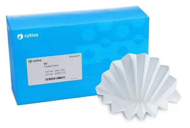 Whatman 1205-110 Grade 5V Fluted Fine Particle Filter Paper, 110 mm Ci ...