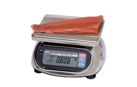 AND Weighing SK-2000WPF Washdown Compact Scale, NTEP, 2000 g x 1 g