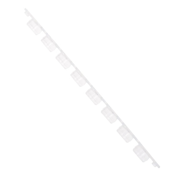 Celltreat 230449 CAP ONLY, PCR 8-Strip Dome Caps, Clear, Non-sterile, 125/pk