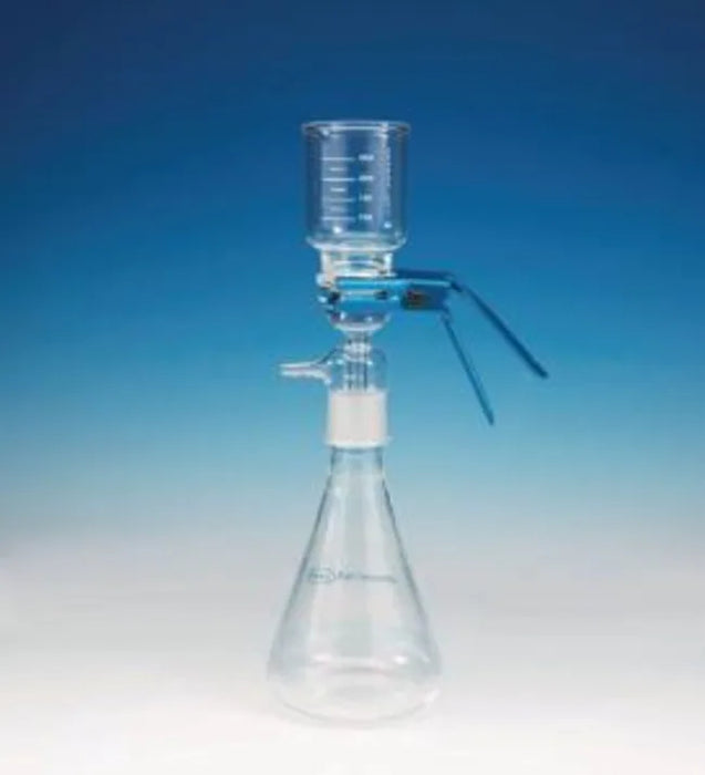 PALL 4011-N Glass filter funnel with No. 8 stopper support base (300 mL funnel, no flask) 47 mm, 1/pk