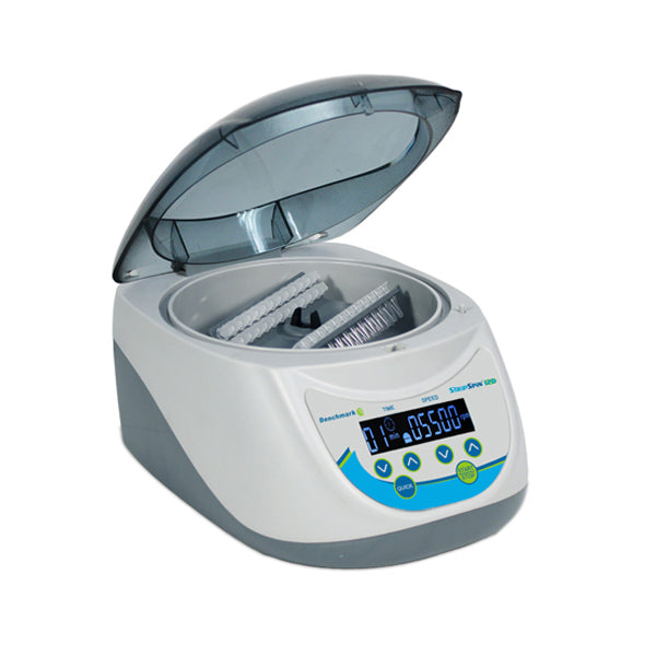 Benchmark Scientific C2248 StripSpin 12D Digital Mini Centrifuge, Holds 12 Position PCR Strips, 100 to 240V (US Plug)