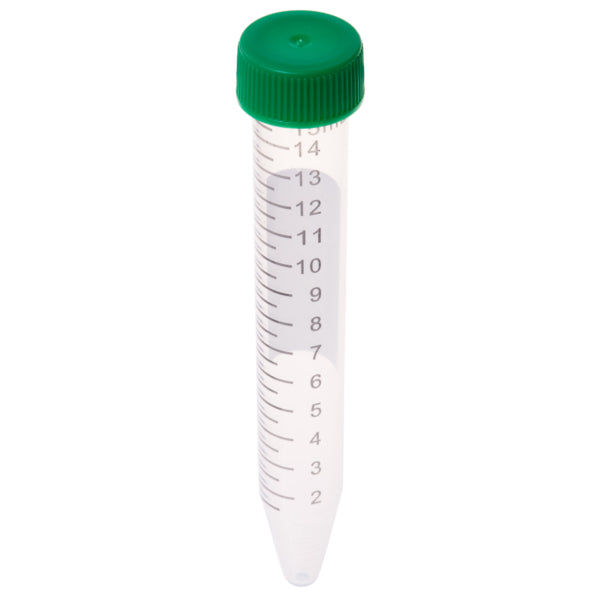 Celltreat 230468 Centrifuge Tube, Best Value - Paperboard Rack With 2 Plastic RackMasters, Sterile, 15mL, 500/pk