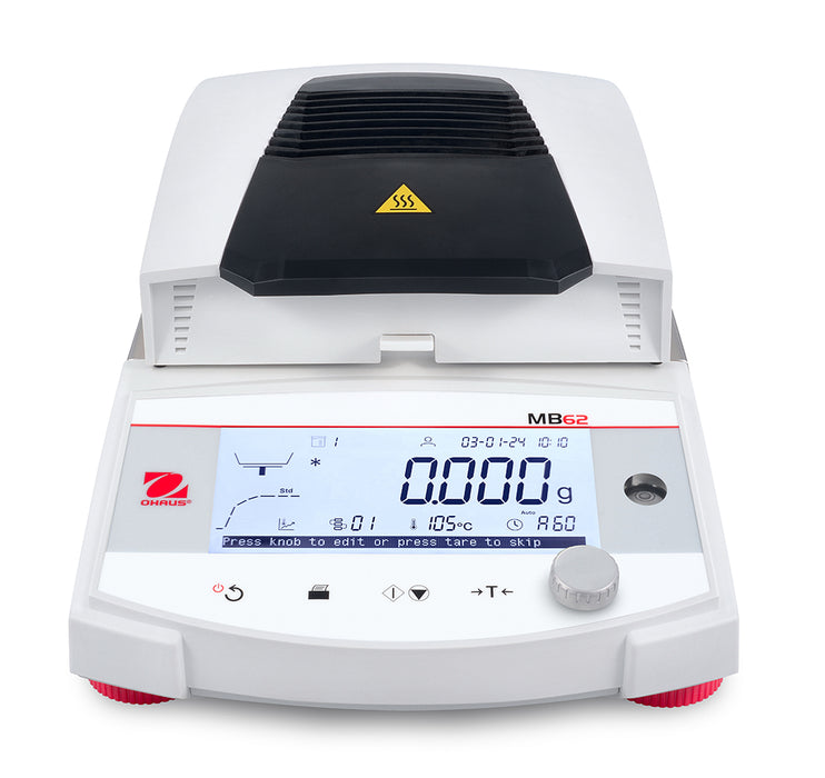 Ohaus MB62 Moisture Analyzers, 90g x 1 mg / 0.01%