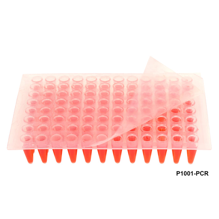 MTC Bio P1001-PCR-S PCR Sealing Film, Transparent, Adhesive, Sterile, 10 bags of 10 seals