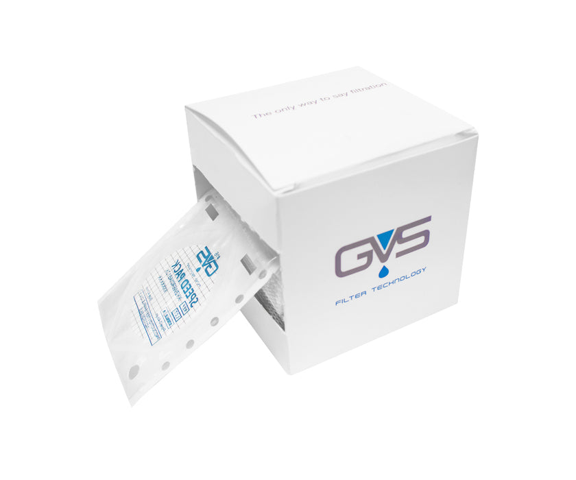 GVS SPNCB08WG47S6 Disc Speed Pack MCE 0.8µm, Black, Gridded, STERILE, 47mm, 600pk