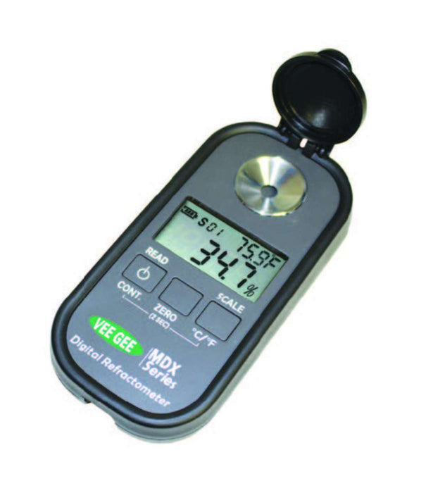 Heathrow Scientific 48201 Digital Refractometer, MDX-201, NaCl, 4 scales
