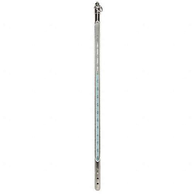 Heathrow Scientific 80703-A Thermometer, Blue Liquid, 0 to 300°F, Total Immersion w/Armor, 12", 1/pk