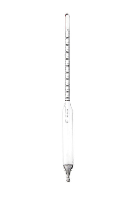 Heathrow Scientific 6611-1 Sodium Chloride Hydrometers, % saturation, 0 to 100%, 1/pk