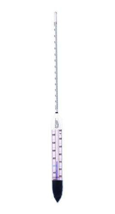 Heathrow Scientific 6602TS-7 Specific Gravity Hydrometer, with Thermometer, 1.000 to 1.070, 0.001 subdivisions, 385 mm, 1/pk