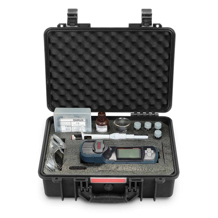 Ohaus a-AP50MM-F AquaSearcher Multifunction Portable Photometer Kit, 365 nm to 630 nm, ± 0.005 Abs at 1.0 Abs Nominal