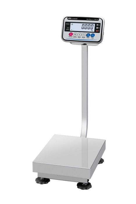 AND Weighing FG-150KACLWP Waterproof Bench Scale, NTEP, Class III, 330 lb x 0.1 lb