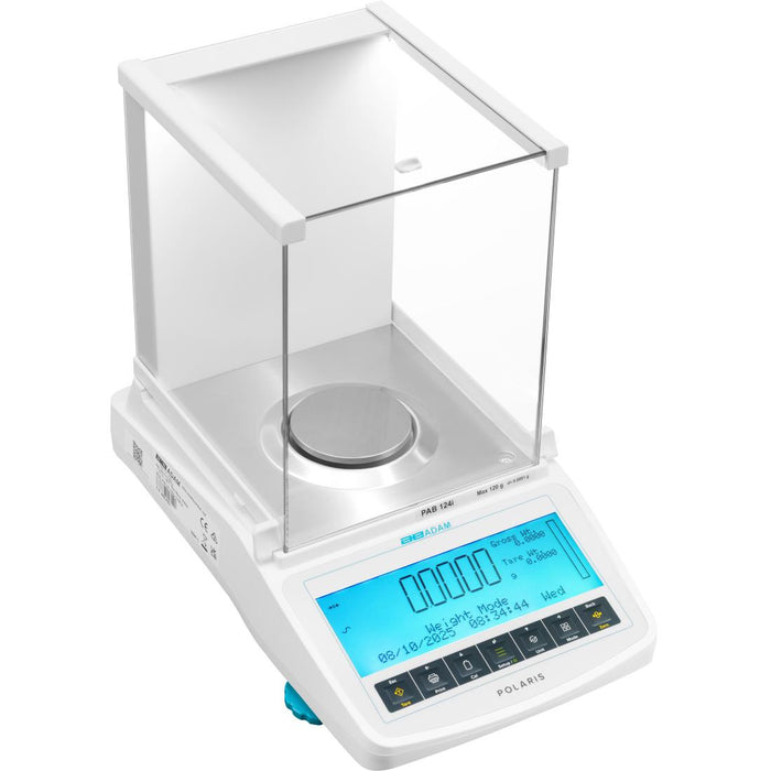 Adam Equipment PAB 124i Polaris Analytical Balance, 120 g x 0.1 mg