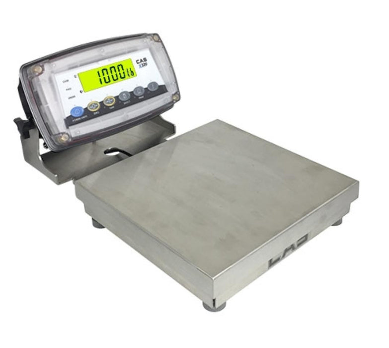 CAS EX-15200 Extreme Washdown Checkweighing Scale, 15" x 15", NTEP, 200 lb x 0.05 lb