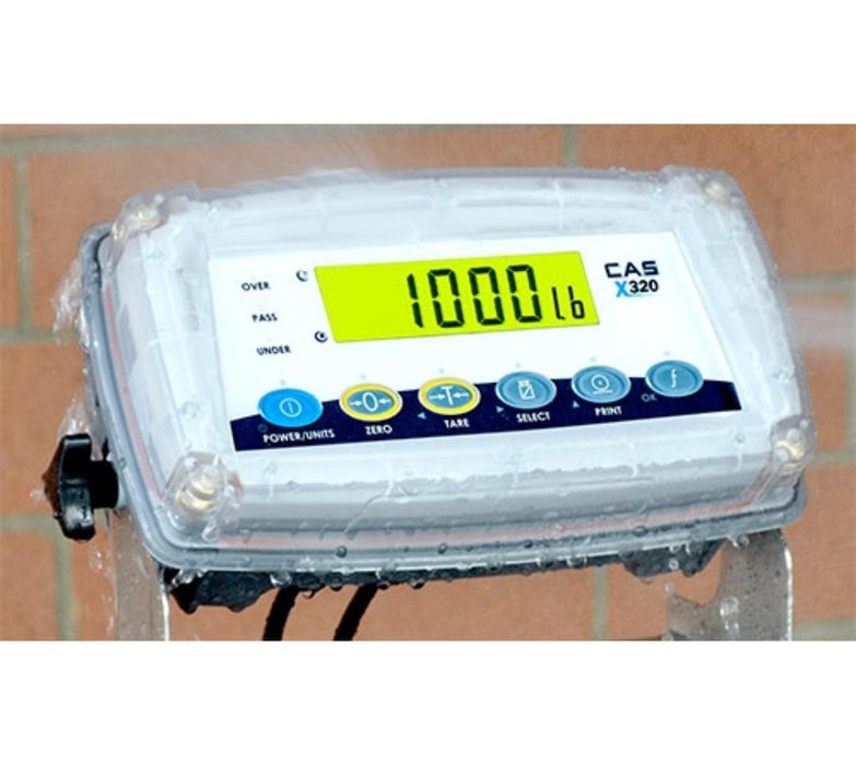 CAS EX-15100 Enduro Extreme Washdown Checkweighing Scale, 15" x 15", NTEP, 100 lb x 0.02 lb