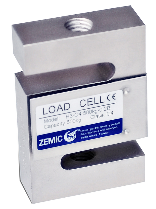 Zemic H3 Nickel Plated Alloy Steel S-type Load Cell, OIML approved, 100lb-1.5Klb