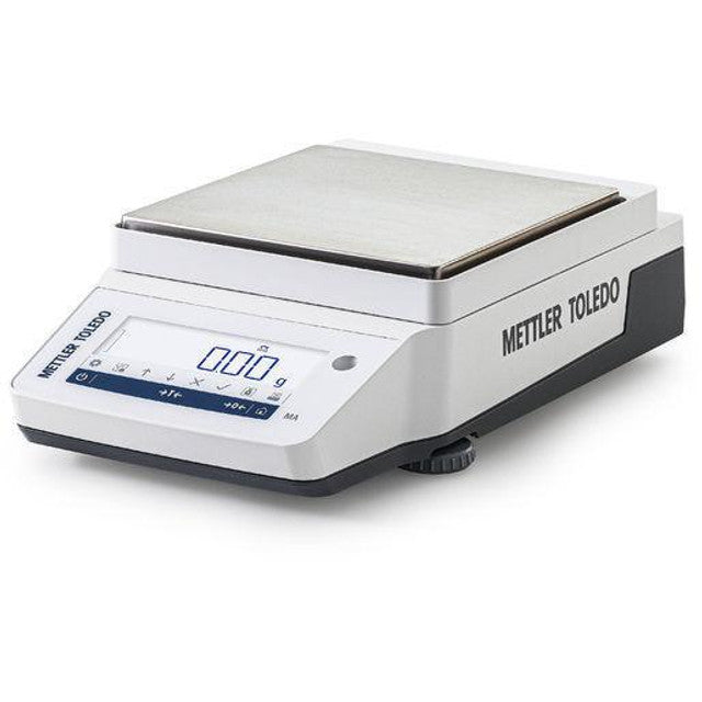 Mettler Toledo MA2002P/A Precision Balance, Internal Calibration, NTEP, Used portably with batteries, 2200 g x 0.01 g