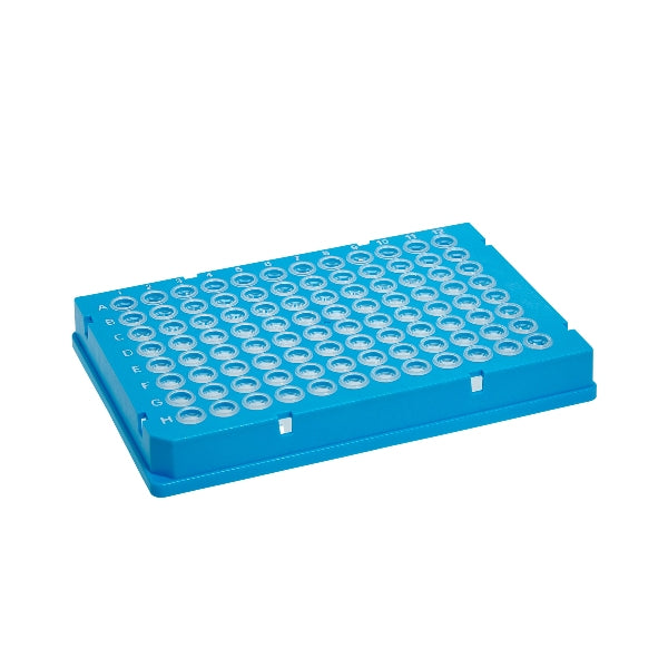 MTC Bio P9096-FSC SureFrame™ Two-Component PCR Plate, 96-Well, Fully Skirted PC Frame, 0.15mL, Low Profile, Clear PP Wells, 50/pk