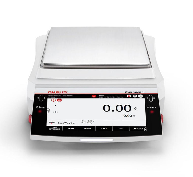 Ohaus EXR6202 Explorer Precision Balance, 6200 g x 0.01 g