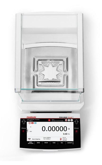 Ohaus EXP225D/AD Explorer Plus EXP125/AD Semi Microbalance, 82 g/ 220 g x 0.01 mg/ 0.1 mg