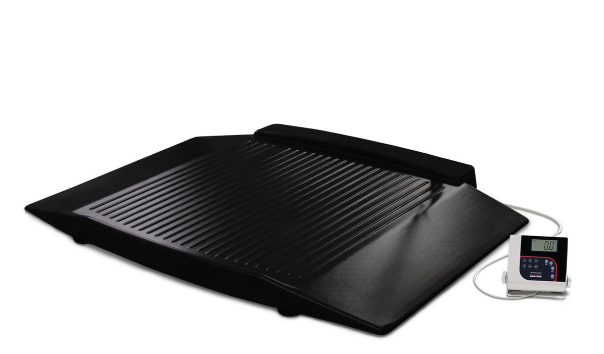 Ricelake 350-10-8BLE Healthweigh Dual-Ramp Wheelchair Scale Platform, Bluetooth, 1000 lb x 0.2 lb