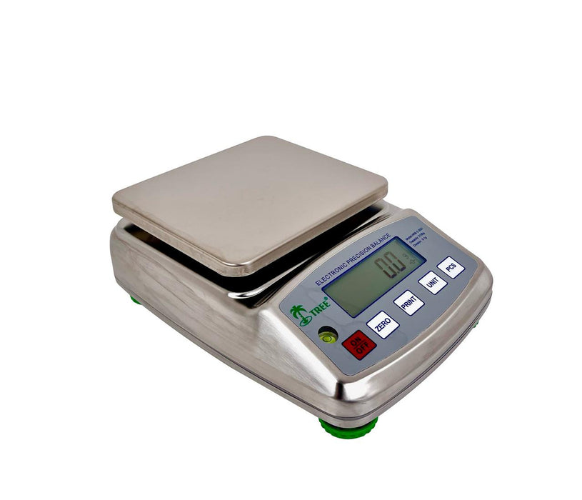 Tree HRB-S 1002 TL Stainless Steel Precision Balance, 1000 g x 0.01 g