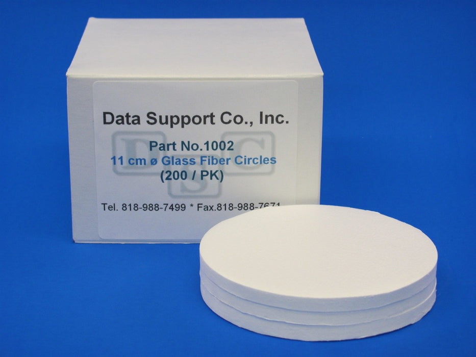 DSC Filter Circles 934AH, 110 mm Dia, 100/pk™ (Whatman 110mm Dia, PN:1827-110)