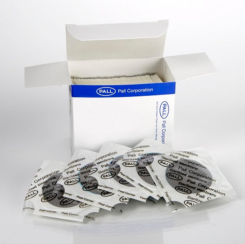 PALL 66587 Metricel Black Membrane, 0.8 µm, 47 mm, Black, Gridded, Gamma Irradiated, Bulk w/ Parchment Separators (200/pkg)