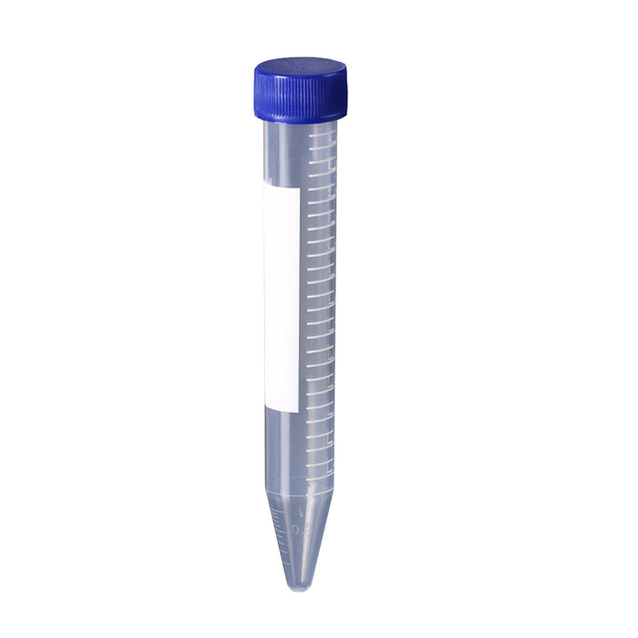 MTC Bio C2600 Centrifuge Tube, 15mL, PP, sterile, flat screw cap, 10 foam racks of 50 tubes, 500/cs