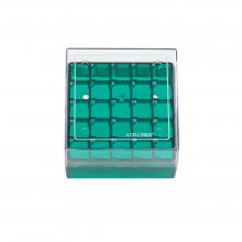 Celltreat 229942 25 Place Storage Box for CF Cryogenic Vial, Polycarbonate, Non-sterile, 5/Case