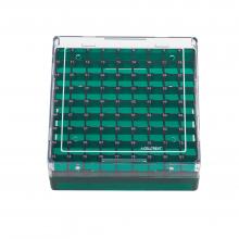 Celltreat 229945 100 Place Storage Box for CF Cryogenic Vial, Polycarbonate, Non-sterile, 5/Case