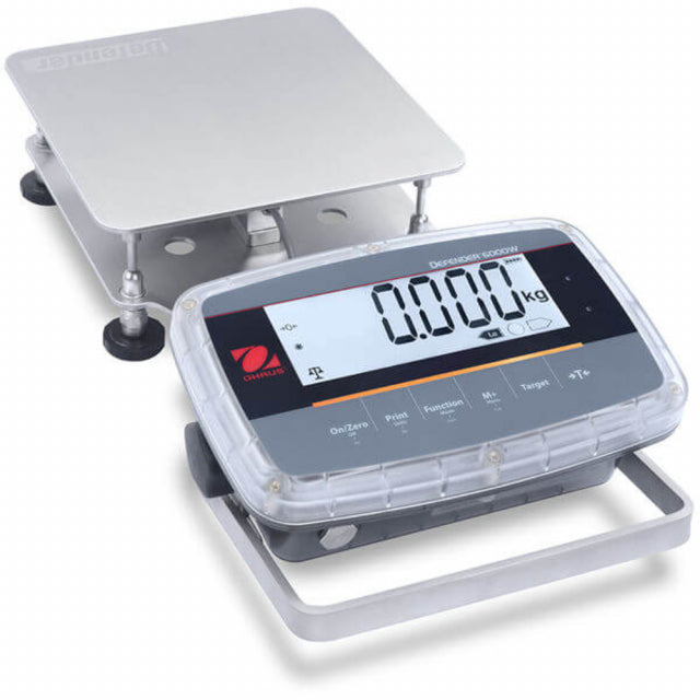 Ohaus 30575568 i-D61PW5K1S5 Washdown Bench Scale for Industrial, 5000 g × 0.5 g