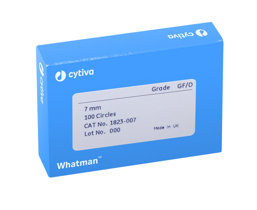 Whatman 1823-047 Filter Circles, 47mm Dia, Binder Free Grade GF/D, 100/pk (PN:1823-047)