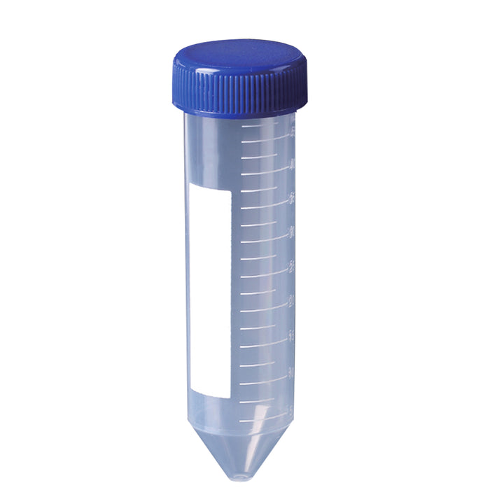 MTC Bio C2602 Centrifuge Tube, 50mL, PP, sterile, flat screw cap, 20 foam racks for 25 tubes, 500/cs