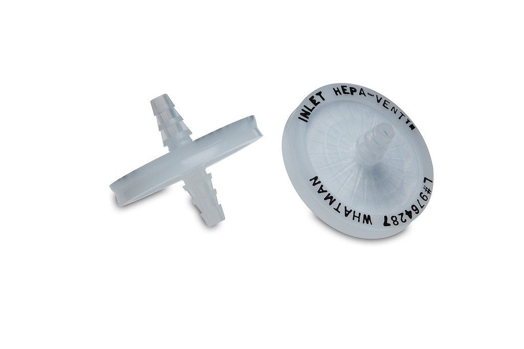 Whatman 6713-0425 PolyVENT Discs, 0.2 micrometer Pore Size, 25mm, FLL Inlet, ML Outlet, PTFE, 50/pk (PN:6713-0425)