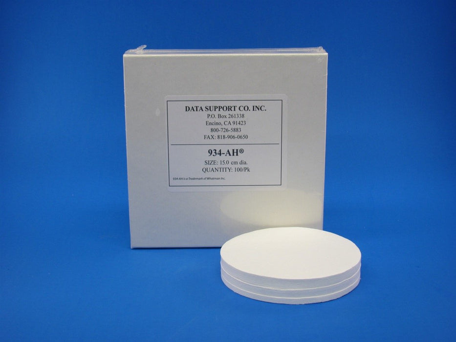 DSC Filter Circles 934AH, 150 mm Dia, 100/pk™ (Whatman 150mm Dia, PN:1827-150)