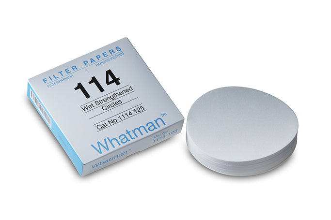 Whatman 1114-400 Filter Circles, 400mm Dia, Wet Strengthened Grade 114, 100/pk (PN:1114-400)