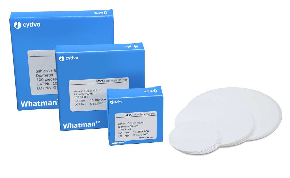 Whatman 10300120 Filter Circles, 240mm Dia, Ashless Grade 589/2, 100/pk (PN:10300120)