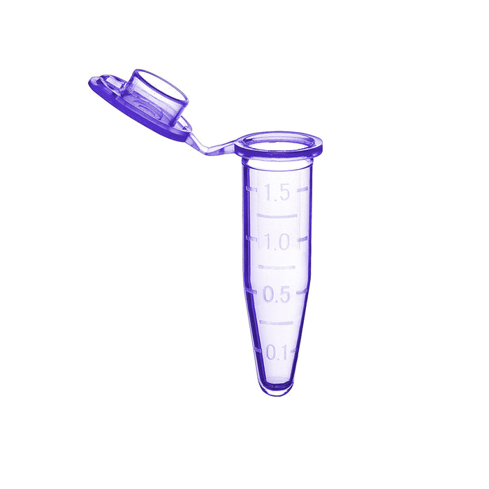 MTC Bio C2000-P SureSeal S MicroCentrifuge Tubes w/ cap, 1.5ml, purple, sterile, 500 pk