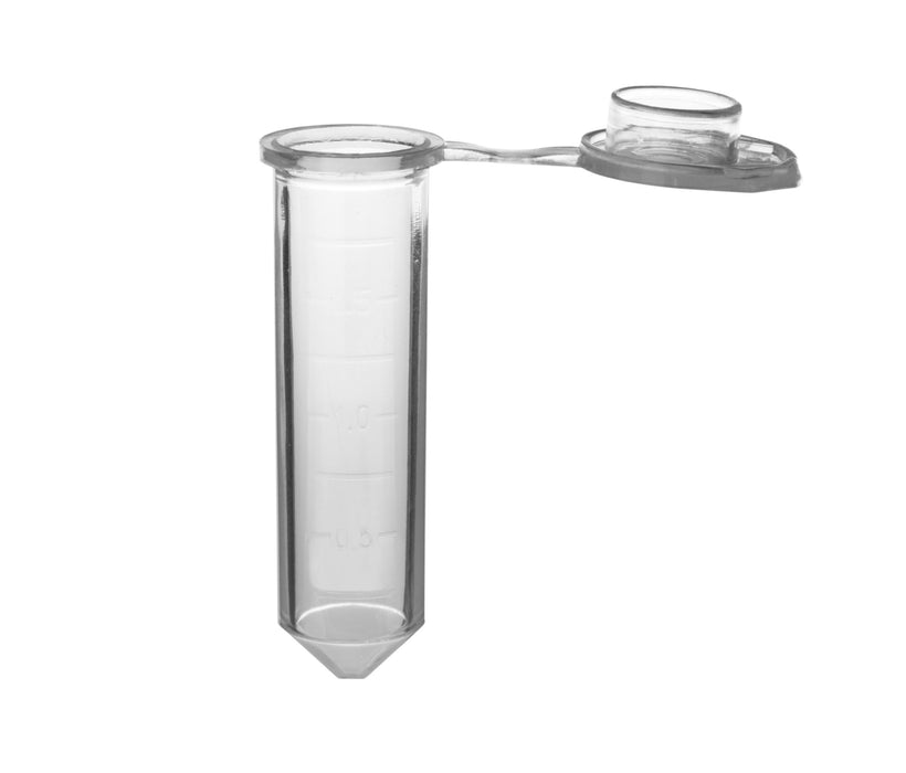 MTC Bio C2002 SureSeal S MicroCentrifuge Tubes w/ cap, 2.0ml, clear, sterile, w/ self-standing bag & Stop-Pops, 500 pk