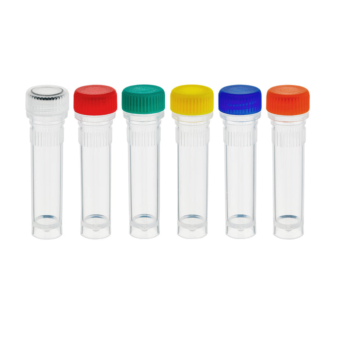 MTC Bio C3172 Screw Cap Microtube, 2.0mL, capless, no printing (no graduations/marking area) self-standing, non-sterile, 1000/bag