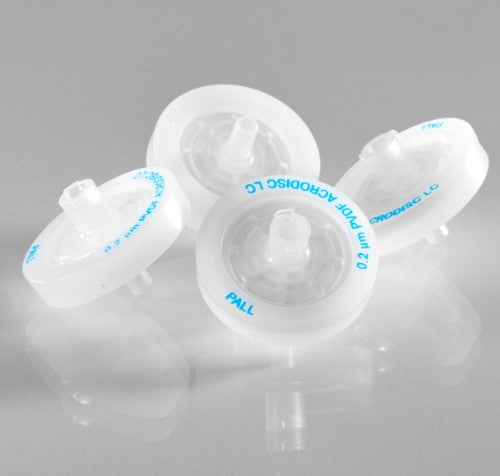 PALL 4521 Acrodisc Syringe Filters with PTFE Membrane - 0.2 µm, 25mm (1000/pkg)