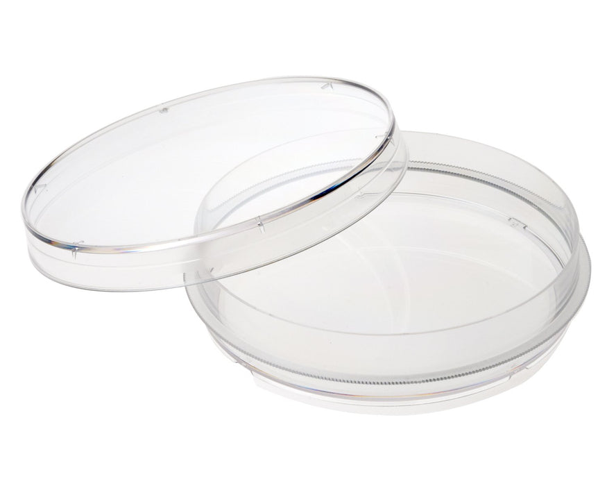 CELLTREAT 229620 100mm x 20mm Tissue Culture Treated Dish w/Grip Ring, Sterile (300/pk)