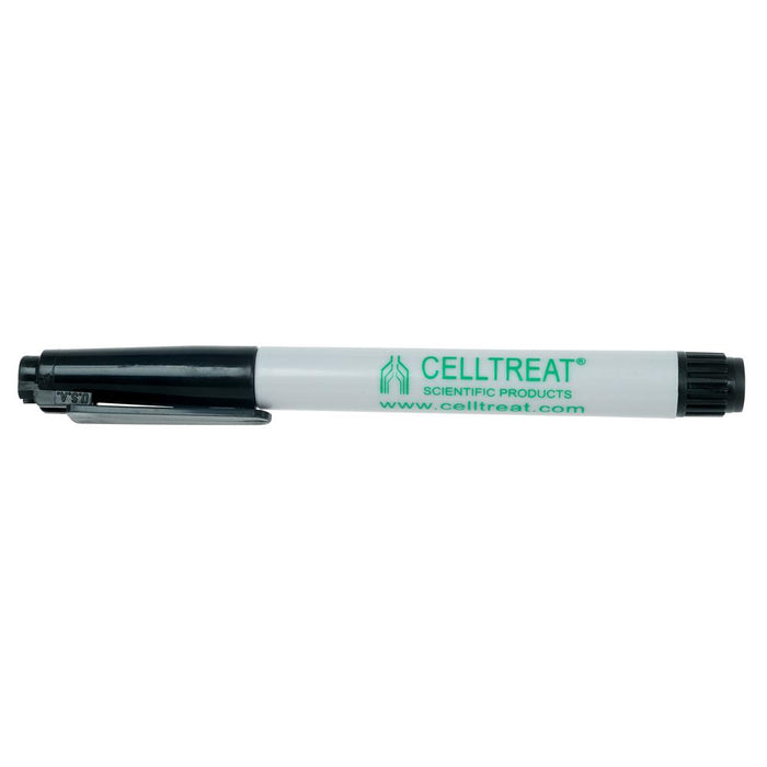 CELLTREAT 229407 Black Tube Marker, Fast Drying (5/pk)