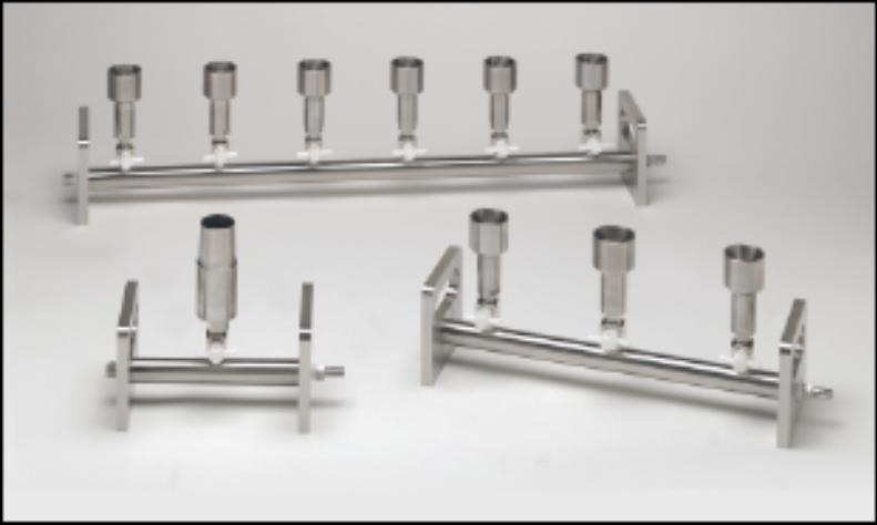 Advantec 363120 Holder(Manifolds) HYDROLAB 3-PLC MANIFOLD 40/35 2xVALVE