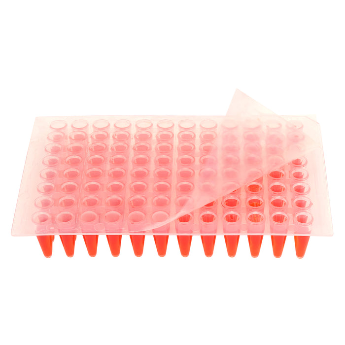 MTC Bio P1001-PCR Sealing film, PCR 96 Well Plate Sealing Membrane, 10 bags of 10 seals, 100/pk