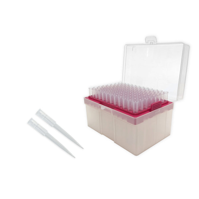 MTC Bio P4300-RK Pipette Tips, Non-filtered, 300µL capacity, sterile, for 200µL and 300µL pipettes, 10 racks of 96 tips