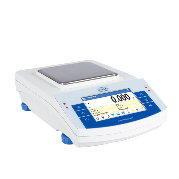 Radwag PS 8100.R2.M NTEP Precision balance, 8100 g Capacity, 0.01 g Readability