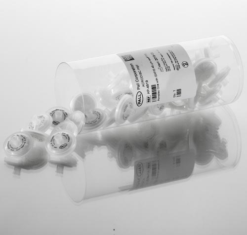 PALL 4927 Acrodisc Syringe Filter with wwPTFE Membrane - 0.2 µm, 25 mm (200/pkg)